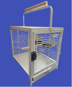 Parrot-Supplies Parrot Travel Cage - White